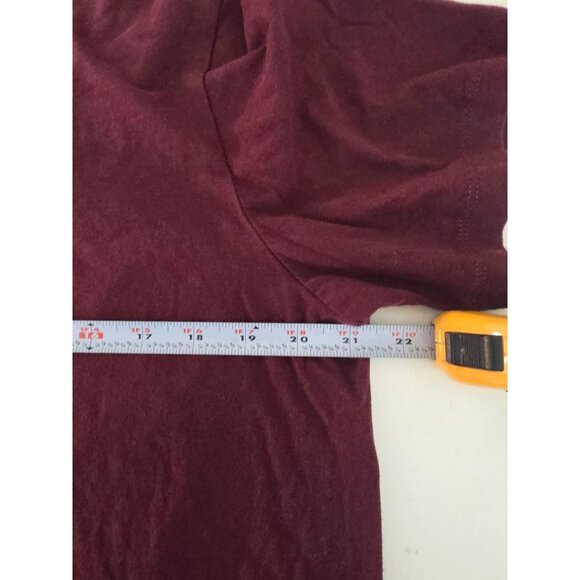 The Nike Tee Burgundy Just Do It Pixel Style Graphic Short Sleeve Tee Shirt L - Picture 6 of 8